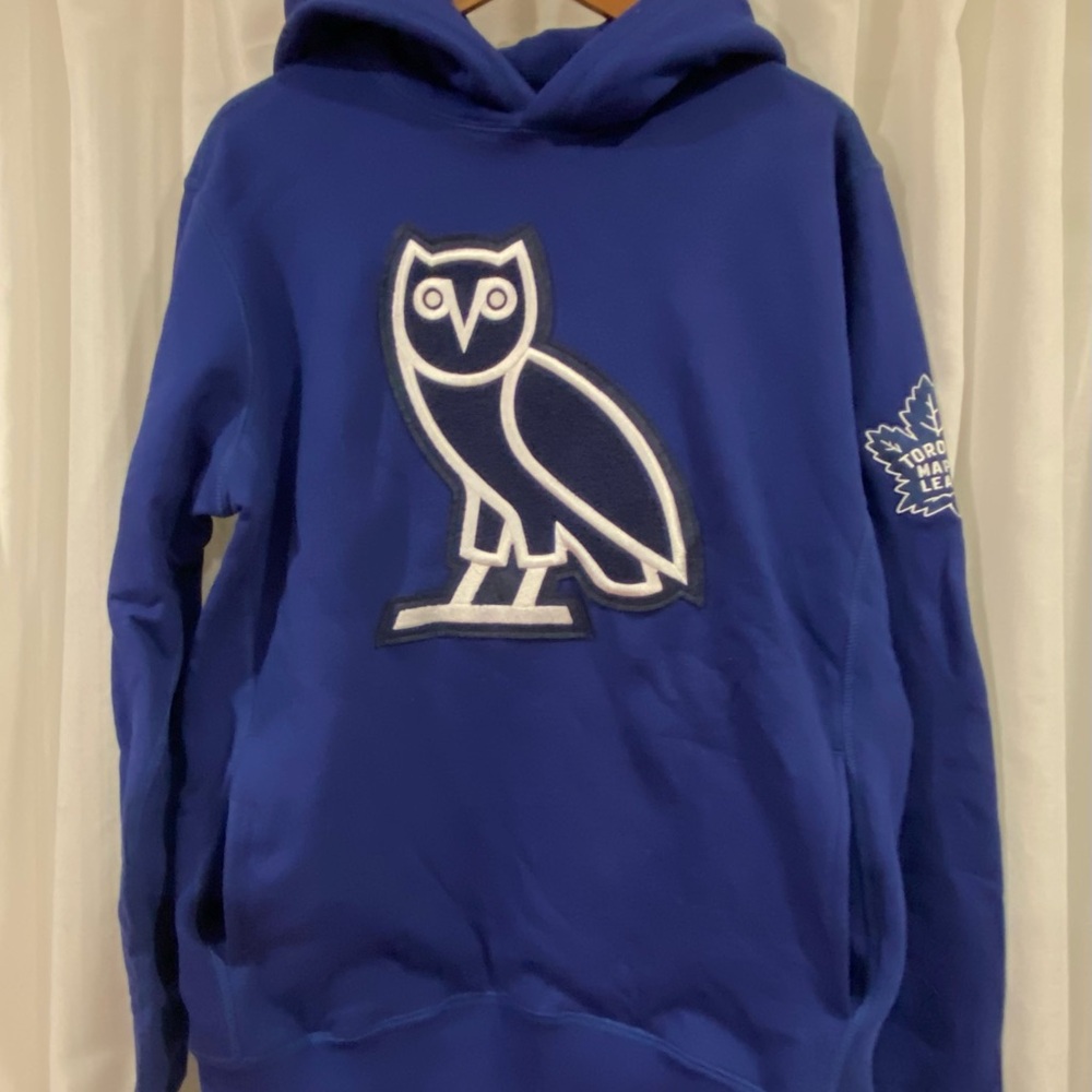 OVO x Toronto Maple Leafs blue hoodie size L (women’s)